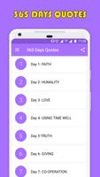 365 Days Inspirational Quotes poster