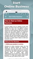 Start Online Business screenshot 1