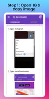 برنامه‌نما IG Downloader عکس از صفحه