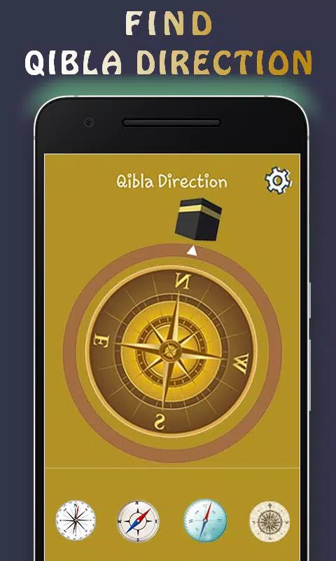Kaba Finder - Gibt Qibla-Kompass, Maka Locator APK für Android herunterladen