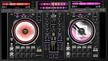 DJ Mixer Player- Virtual DJ 3D постер