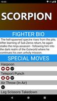 Fighter Bios: MK captura de pantalla 2