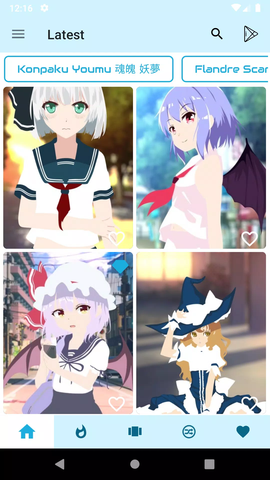 Android向けの東方ライブ壁紙 Apkをダウンロードしましょう