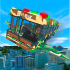 ikon Flying Army Bus Simulator 2019: Transporter Games