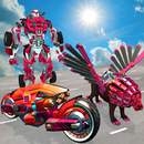 Flying Lion Robot Transform: Robot Shooting Games APK