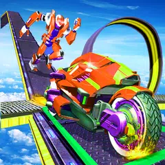 Impossible Robot Bike Extreme Stunts Challenge APK download