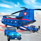 Flying US Police Helicopter Rescue icon