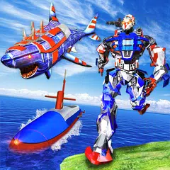 Скачать US Police Robot Shark Submarin APK