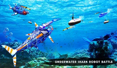 US Police Robot Shark Submarin APK download