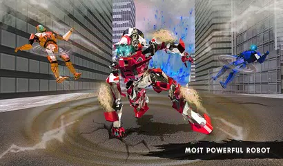 US Police Robot Shark Submarin APK download