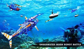 US Police Robot Shark Submarin Poster