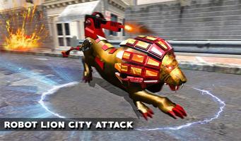 Ultimate Lion Robot Car Transf ảnh chụp màn hình 2