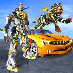 Futuristic Robot Tiger - Robot Transformation Game APK Herunterladen