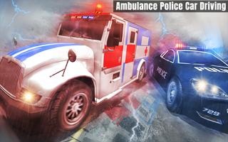 US Police Ambulance Driving Rescue Simulator poster