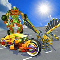 Flying Tiger Robot Bike Transform: Robot Shooting