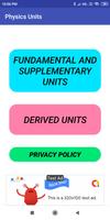 Physics Units poster