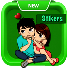 آیکون‌ WAStickerApps:3D  Love Stickers for whatsapp