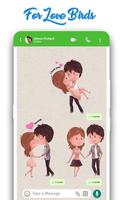 برنامه‌نما WAStickerApps:3D  Love Stickers for whatsapp عکس از صفحه