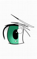 How to Draw Anime Eyes الملصق
