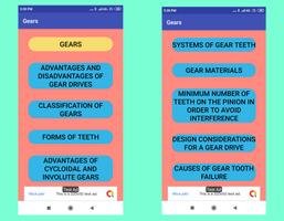 Mechanical Engineering Gears পোস্টার