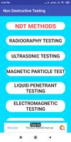 NON DESTRUCTIVE TESTING (NDT) poster