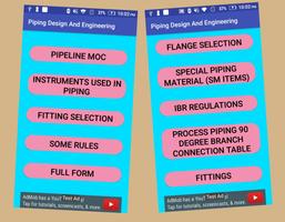 Piping Engineering Design capture d'écran 2