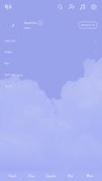 Blue dawn sky theme تصوير الشاشة 1