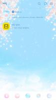 Cherry blossom & bluesky theme تصوير الشاشة 2