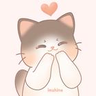 Lovely smile cat theme أيقونة