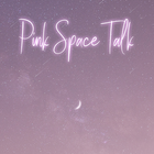 pink space moon theme أيقونة