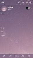 pink space moon theme تصوير الشاشة 1