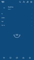 classic blue smile theme تصوير الشاشة 1