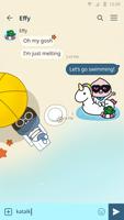 SUMMER STORY - KAKAOTALK THEME Screenshot 2