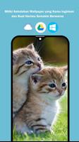 Wallpaper Kucing Lucu HD Ekran Görüntüsü 2