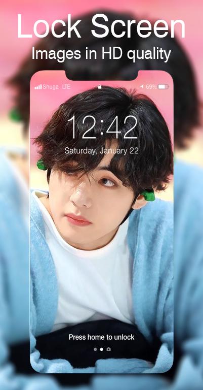 Featured image of post Lock Screen Bts V Lockscreen Wallpaper animated lockscreens available on patreon please note