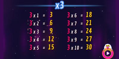 Table de Multiplication Jeux capture d'écran 2