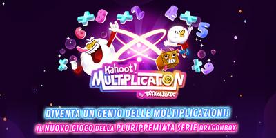 Poster Kahoot! Giochi moltiplicazioni