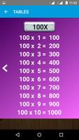 برنامه‌نما Math Tables & Test (1 - 100) عکس از صفحه