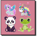 💖Cartoon Stickers for WhatsApp - WAStickerapps icon