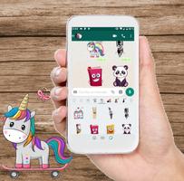 💖Cartoon Stickers for WhatsApp - WAStickerapps poster