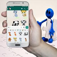 WAStickers cute drawings পোস্টার
