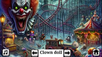 Evil Clown Hidden Objects Affiche