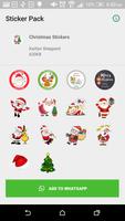 Christmas Stickers for Whatsapp 2018 تصوير الشاشة 1