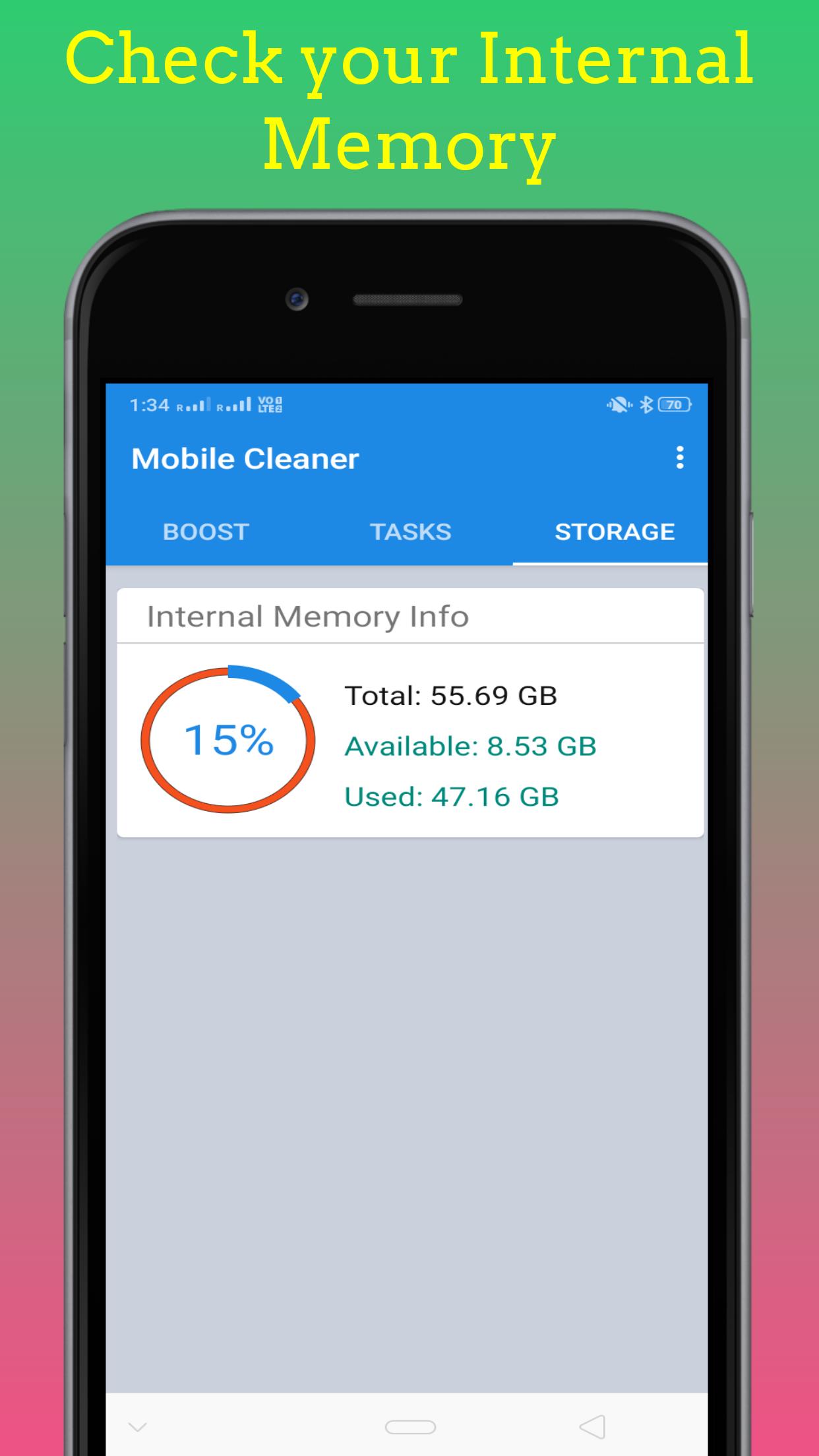 Clean Internal Storage Android