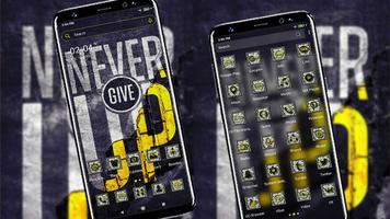 Never Give Up Theme penulis hantaran