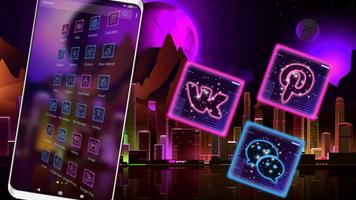 برنامه‌نما Purple City Theme عکس از صفحه