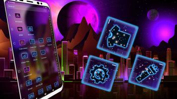 Purple City Theme syot layar 3