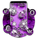 Purple Diamond Launcher Theme APK