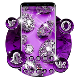 Purple Diamond Launcher Theme