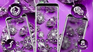 Purple Diamond Launcher Theme 스크린샷 3